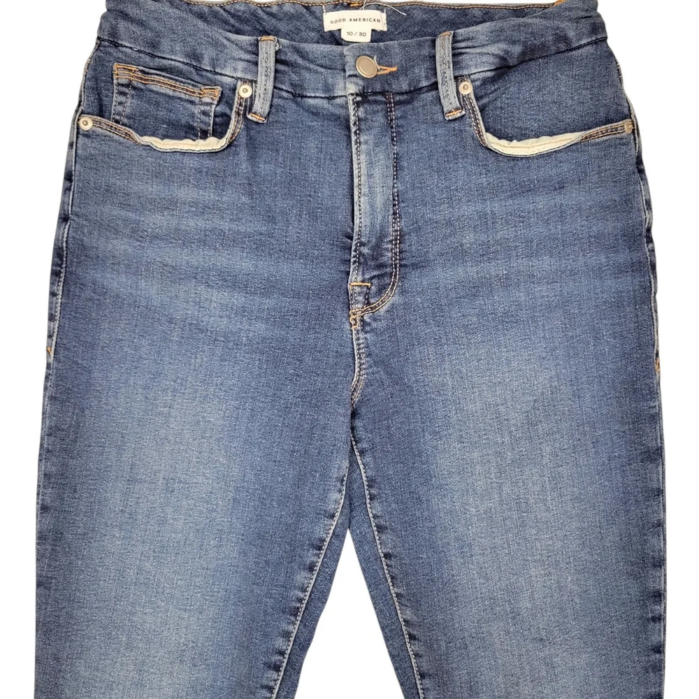 Good American Good Legs Women's Jeans. Style GLDV73CET size 10/30. Waist 28" - Picture 6 of 12